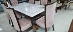 6 Seater ONYX Marble Dinning Sets